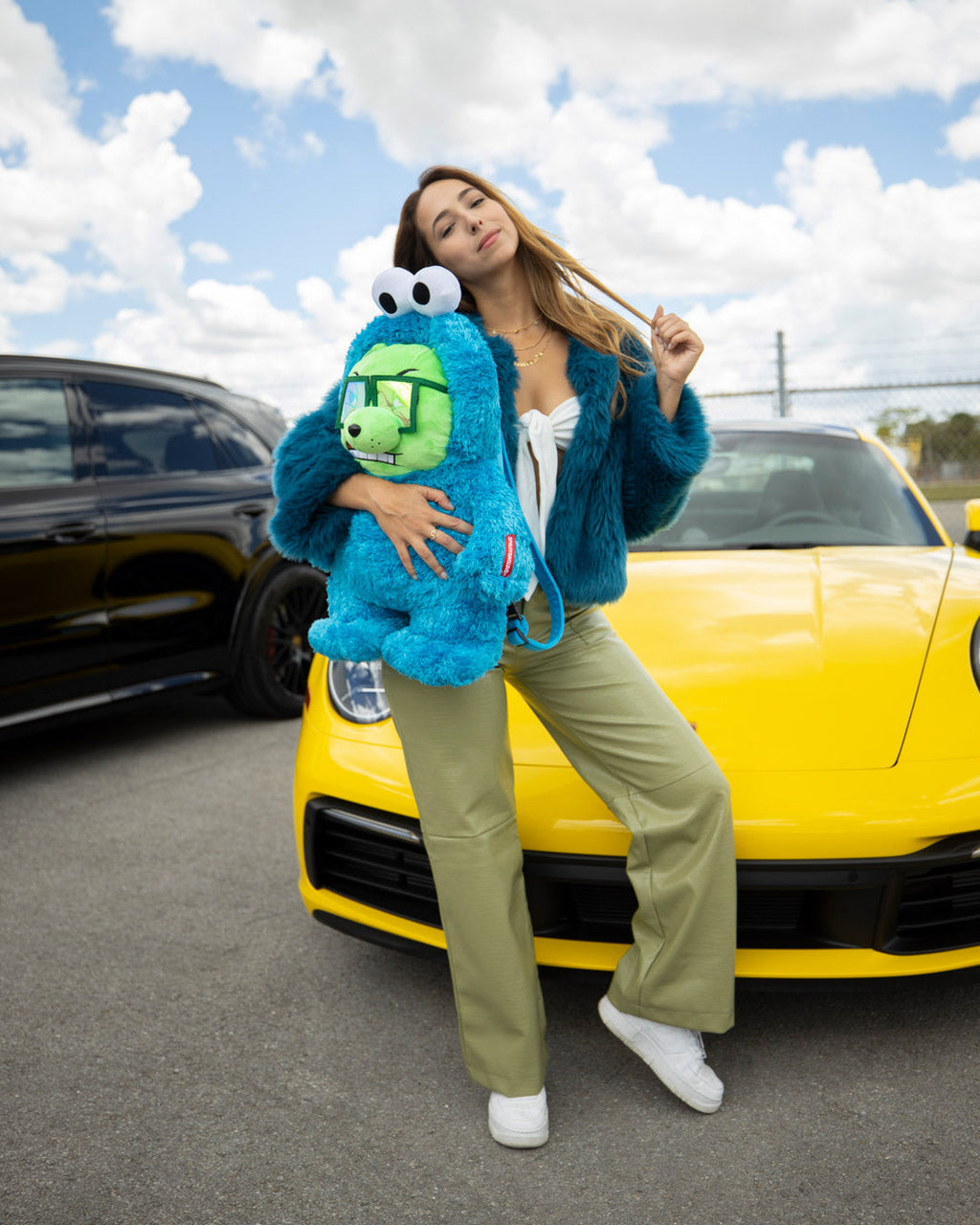 MONEY "COOKIE" BEAR TEDDYBEAR BACKPACK