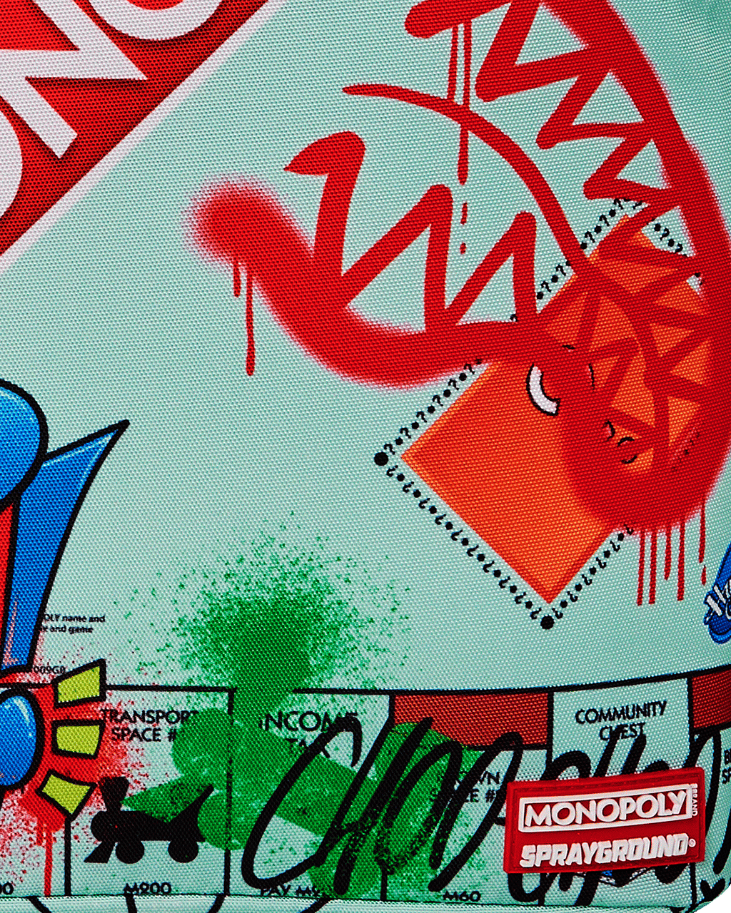 MONOPOLY DO NOT PASS GO DLXSR BACKPACK