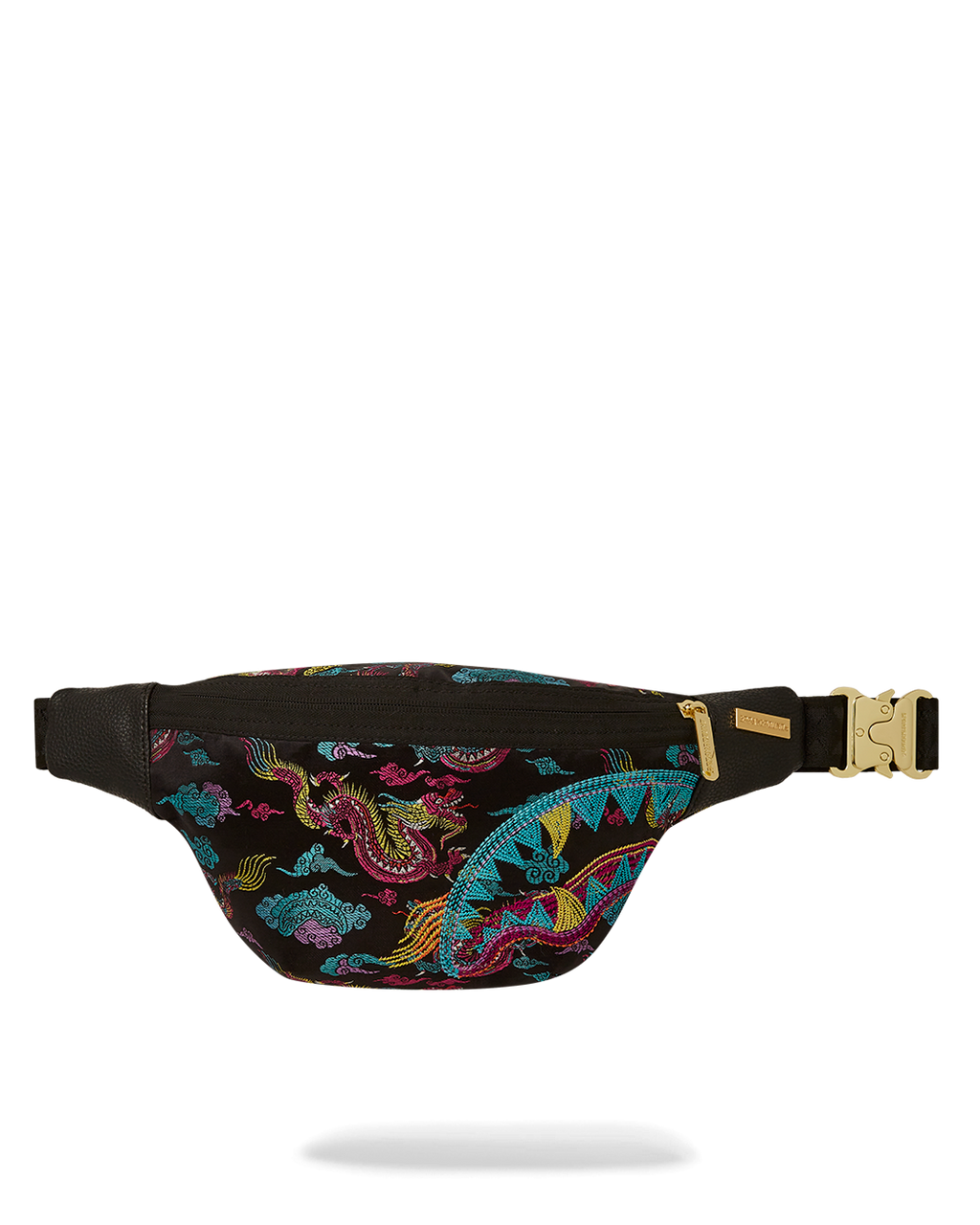 EMBROIDERED DRAGONS SAVVY CROSSBODY