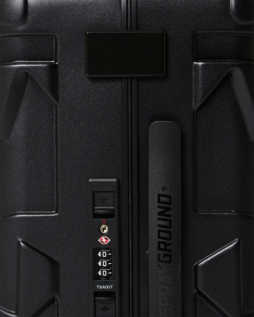 THE JOURNEY BEGINS SHARKITECTURE CARRY-ON LUGGAGE BLACK WITH EXTRA STICKERS
